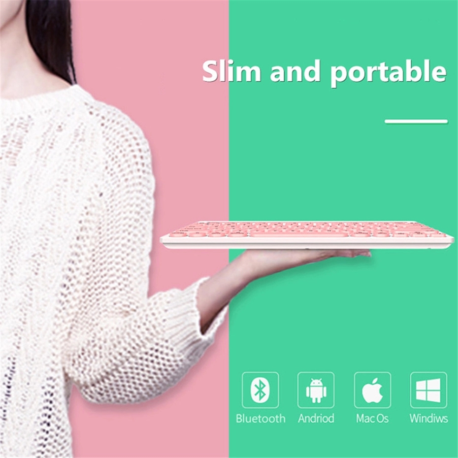 Беспроводная многофункциональная клавиатура Bluetooth K3381 с 76 клавишами