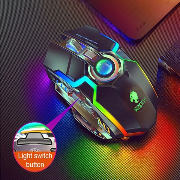 A80 RGB Gaming Mouse Backlit Rechargeable Game Wireless Mouse