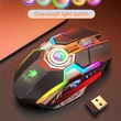 A80 RGB Gaming Mouse Backlit Rechargeable Game Wireless Mouse
