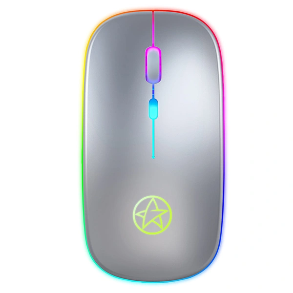 A2 Rechargeable Lithium Battery Colorful 2.4Ghz Gaming Wireless Mouse