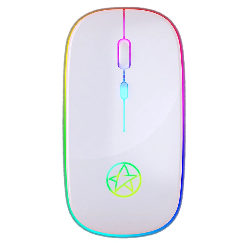A2 Rechargeable Lithium Battery Colorful 2.4Ghz Gaming Wireless Mouse