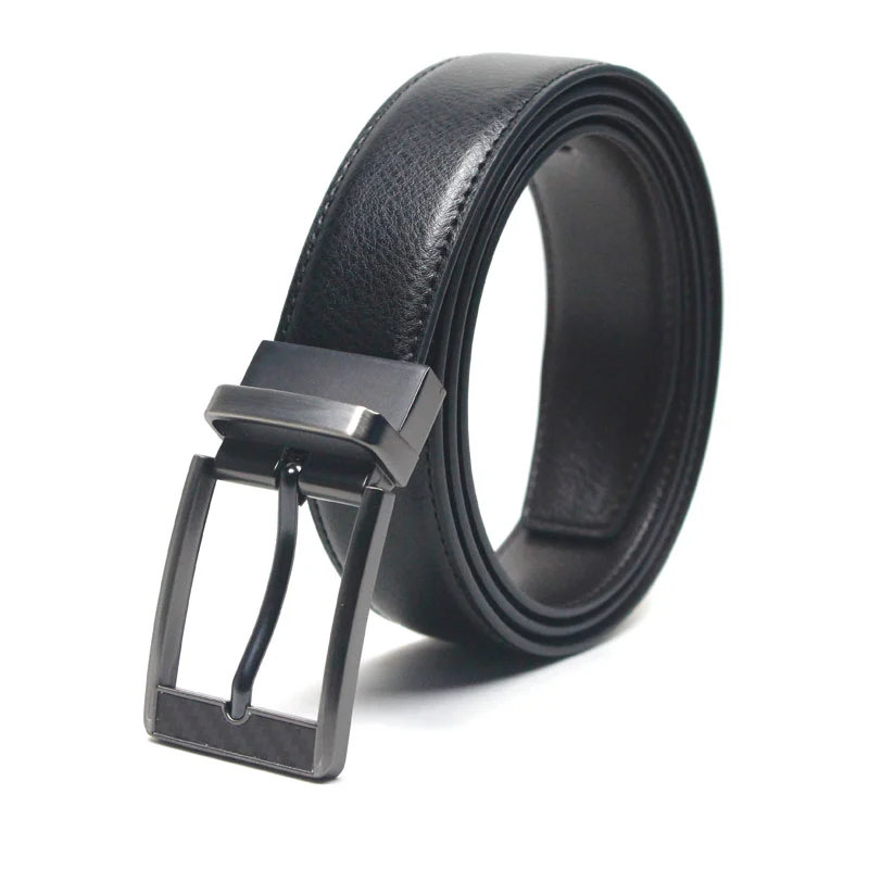  Mens Reversible 100% Leather Dress Casual Belt  