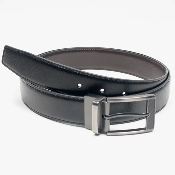  Mens Reversible 100% Leather Dress Casual Belt  