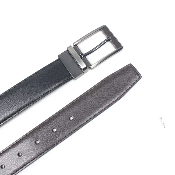  Mens Reversible 100% Leather Dress Casual Belt  
