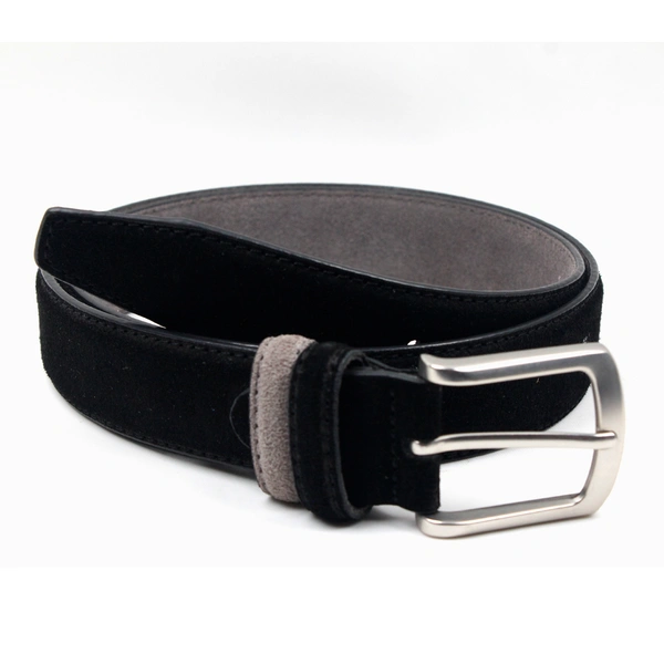  Mens 100% Suede  Leather Dress Casual Belt  