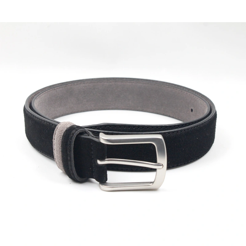 Mens 100% Suede  Leather Dress Casual Belt  