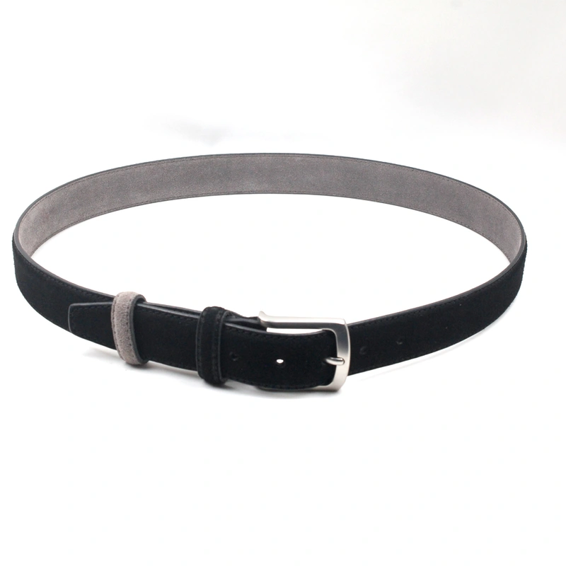  Mens 100% Suede  Leather Dress Casual Belt  