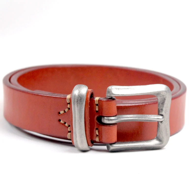 Men's  Fashion  Handmade Full Grain Leather Dress Belt