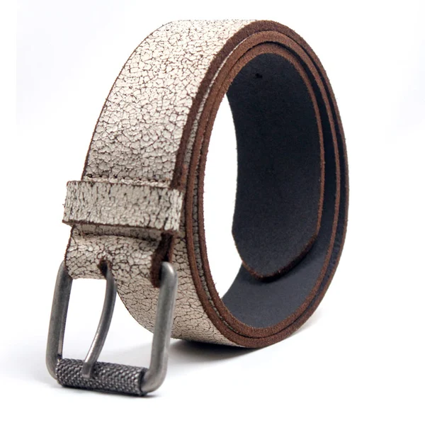 Fashion Vintage Cracked texture design men's leather belt 
