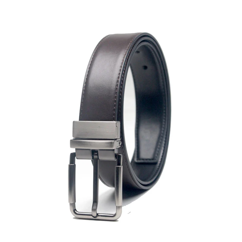 Men's Reversible Casual Golf Dress pants shirts leather Belt