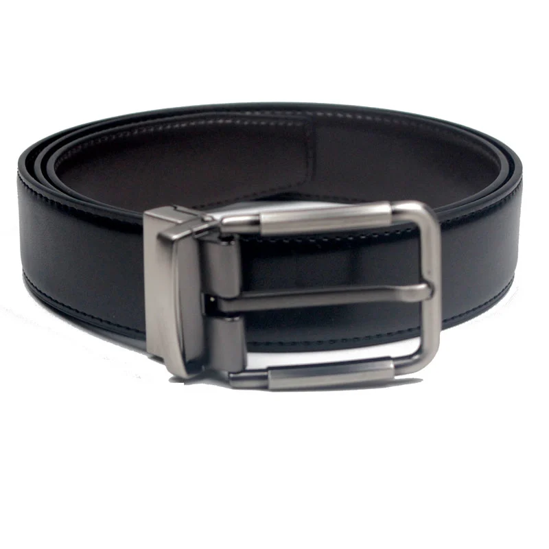 Men's Reversible Casual Golf Dress pants shirts leather Belt