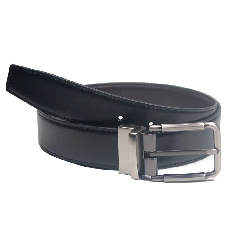 Men's Reversible Casual Golf Dress pants shirts leather Belt