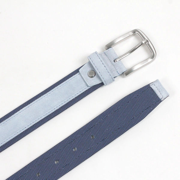 Pure leather belts men suede leather belts  pin buckle 