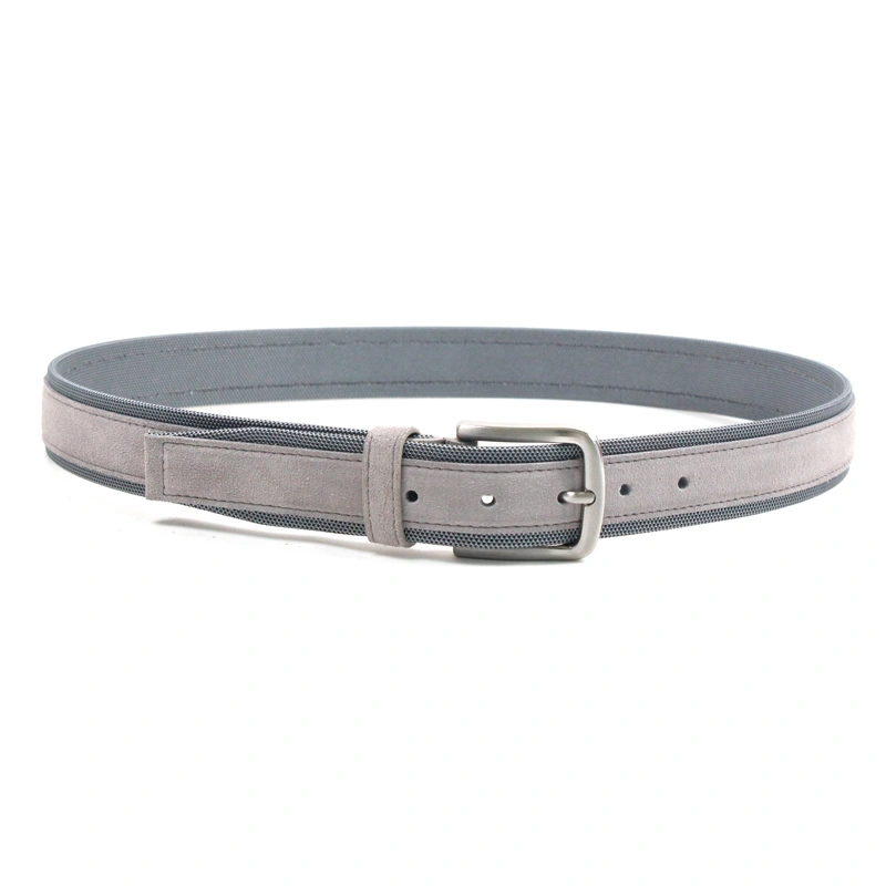 Suede leather belts with pin buckle 