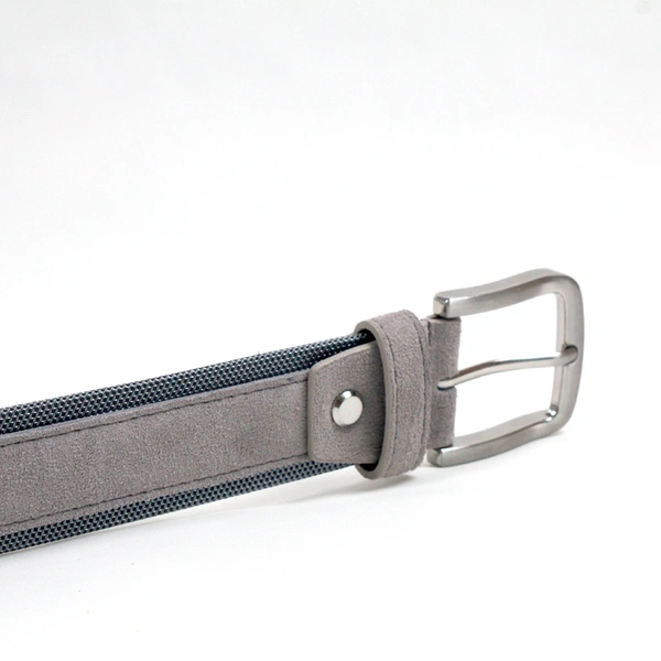 Suede leather belts with pin buckle 