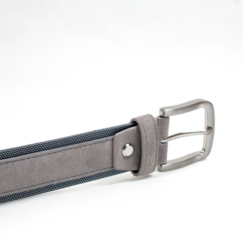 Suede leather belts with pin buckle 