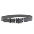 Mens 100% Pure Leather Belt with Single Prong Buckle 