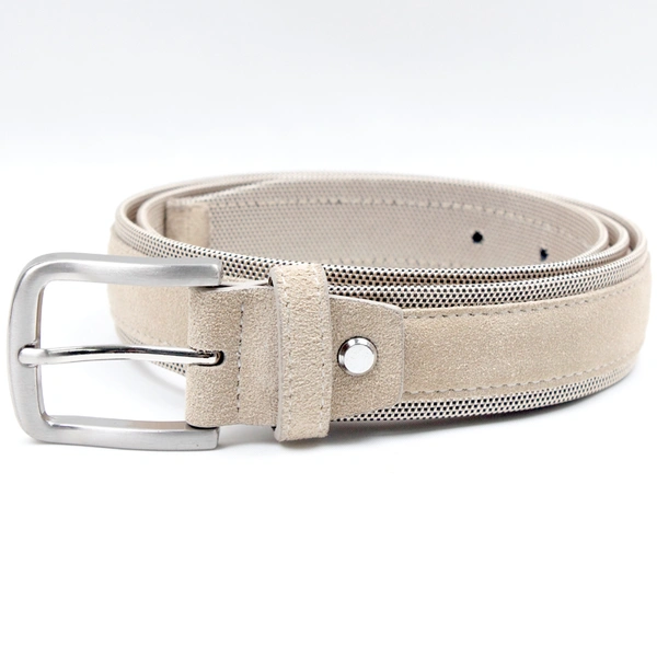 Pure leather belts men suede leather belts  pin buckle 