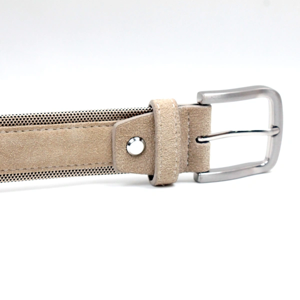 Pure leather belts men suede leather belts  pin buckle 