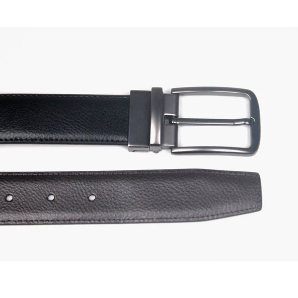  Men's Reversible Two-In-One Rotative Buckle Casual Belt