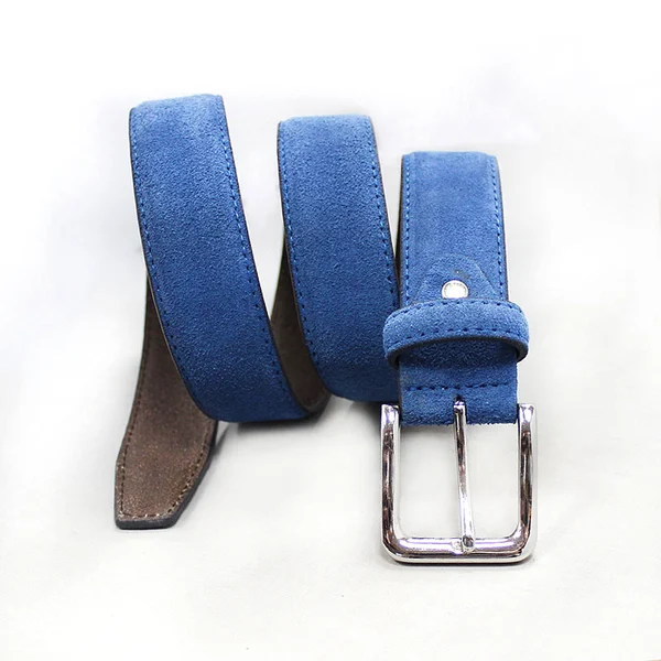 Genuine leather belts men suede leather belts  with pin buckle 