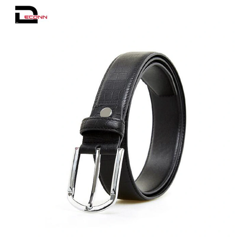wholesale mens fashion crocodile pattern genuine leather casual belt 