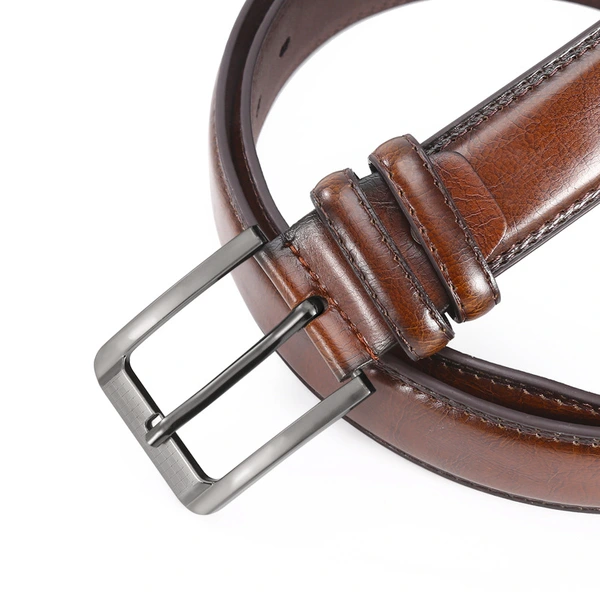 Manufacturer custom fashion PU leather men belt for jeans