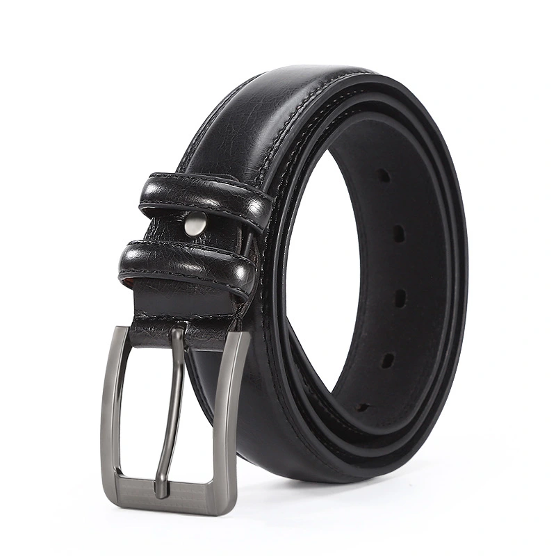 Manufacturer custom fashion PU leather men belt for jeans