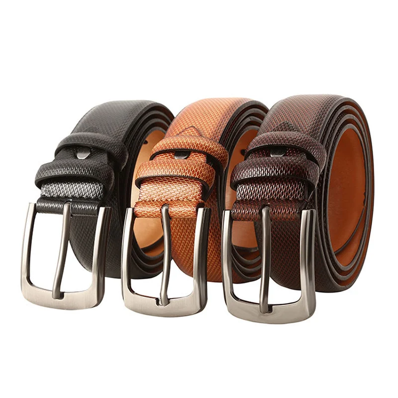 Promotion cheap  sanke skin custom patter print fashion men belt