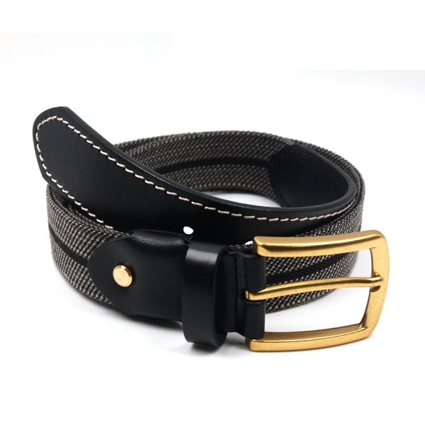  Designed Casual Fabric Cotton Men Canvas Webbing Woven Belt
