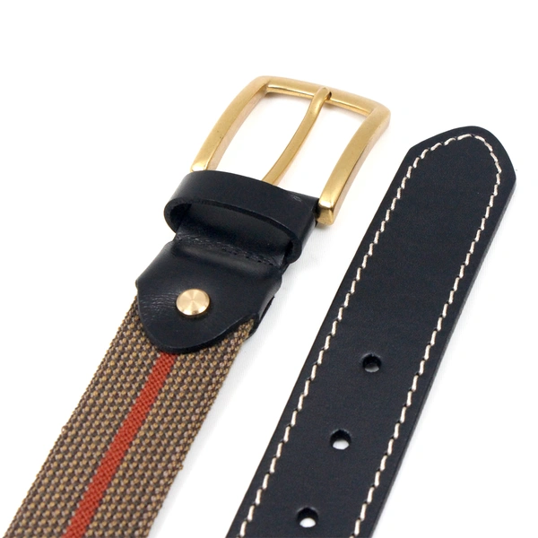  Designed Casual Fabric Cotton Men Canvas Webbing Woven Belt