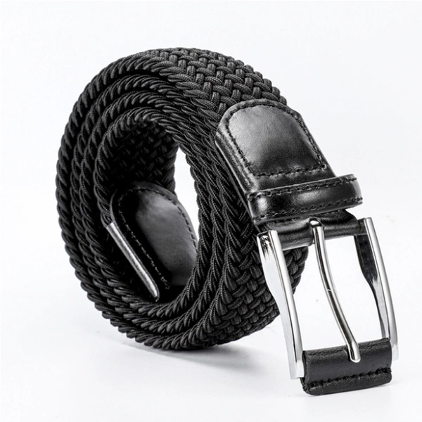  Mens Stretch Woven Braided Web Golf Casual Pants Shirts Jeans Belt