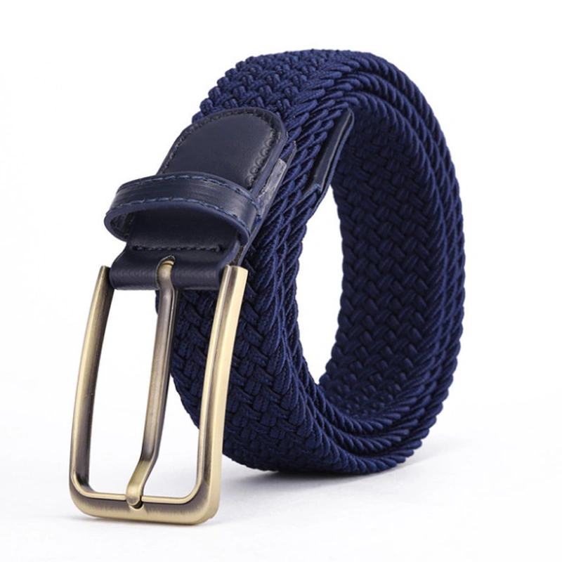 Unisex Multicolored Woven Braided Stretch Elastic Golf Jean Belts 