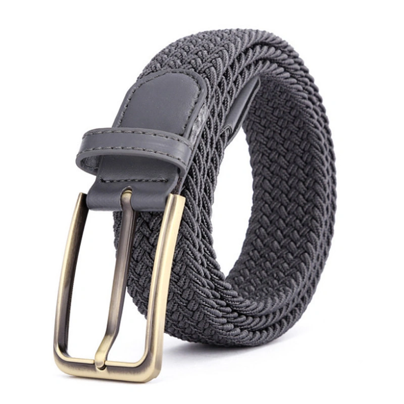 Unisex Multicolored Woven Braided Stretch Elastic Golf Jean Belts 