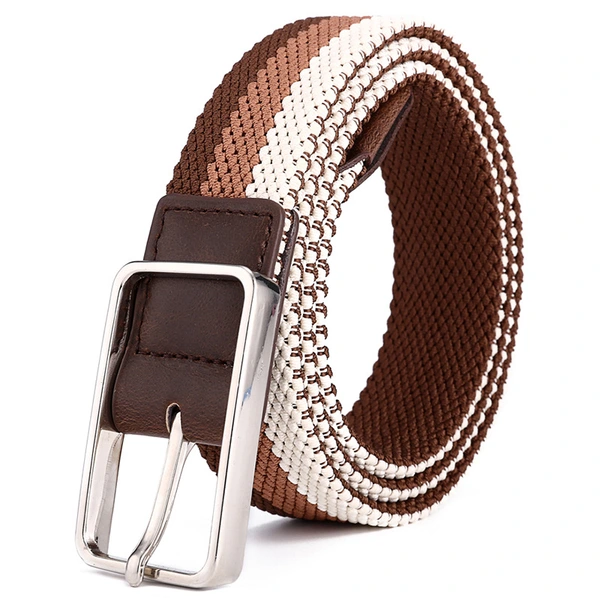 Factory Promtion Canvas Elastic Fabric Woven Stretch Braided Belts 