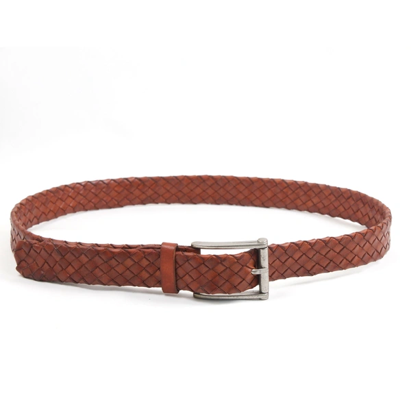 Wholesale Custom Casual Luxury Genuine leather braided Webbing Belt 