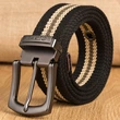 Canvas Belt Buckles Metal Tip Solid Color Mixed Color Canvas Belt