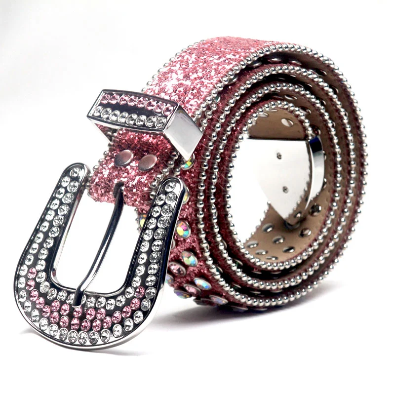 Fashion Crystal Punk Belt for Men or Women