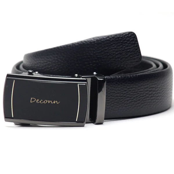 Fashion leather Belt Gun Black Automatic buckle  leather belt