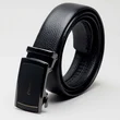 Fashion leather Belt Gun Black Automatic buckle  leather belt