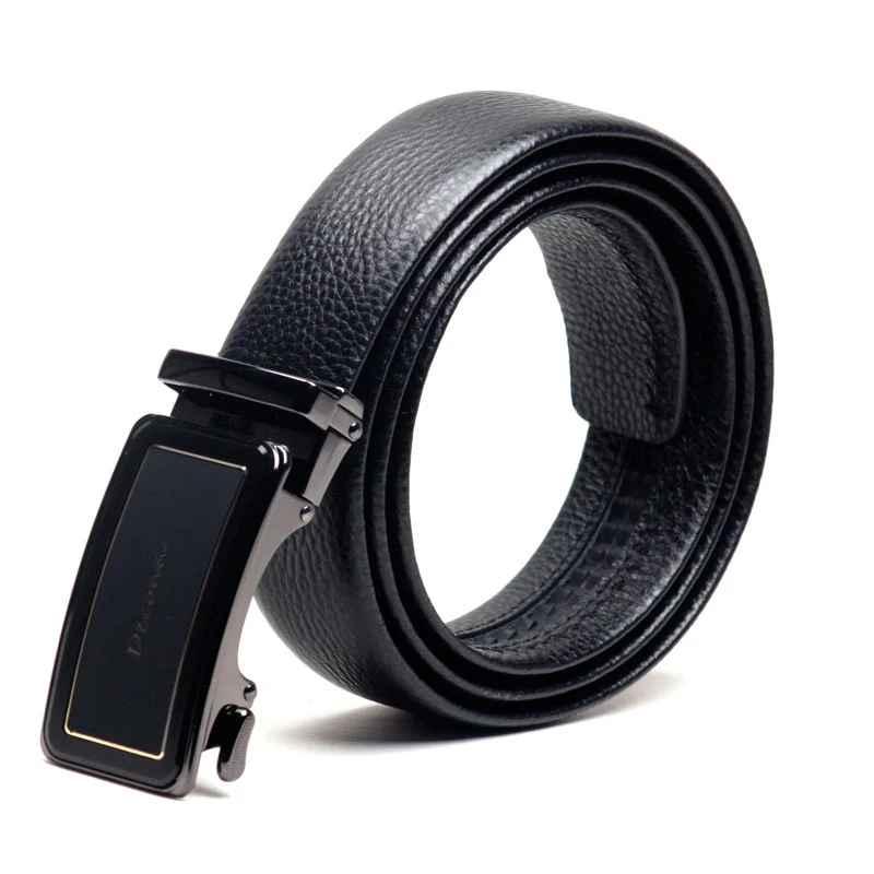 Fashion leather automatic buckle Genuine leather belt