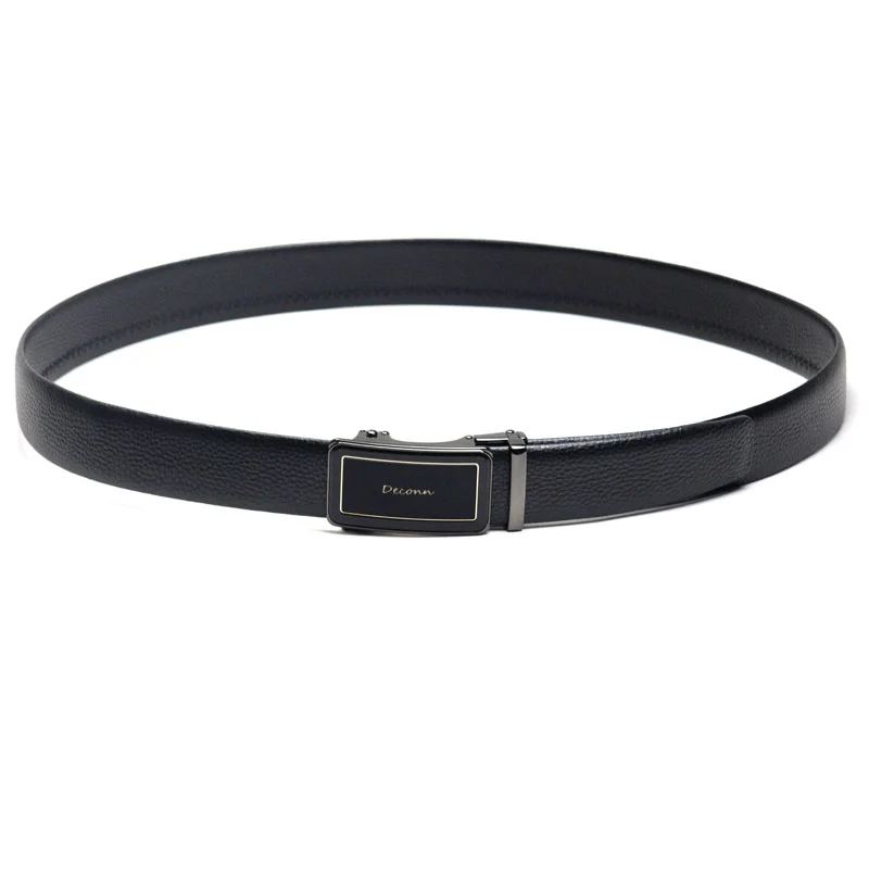 Fashion leather automatic buckle Genuine leather belt
