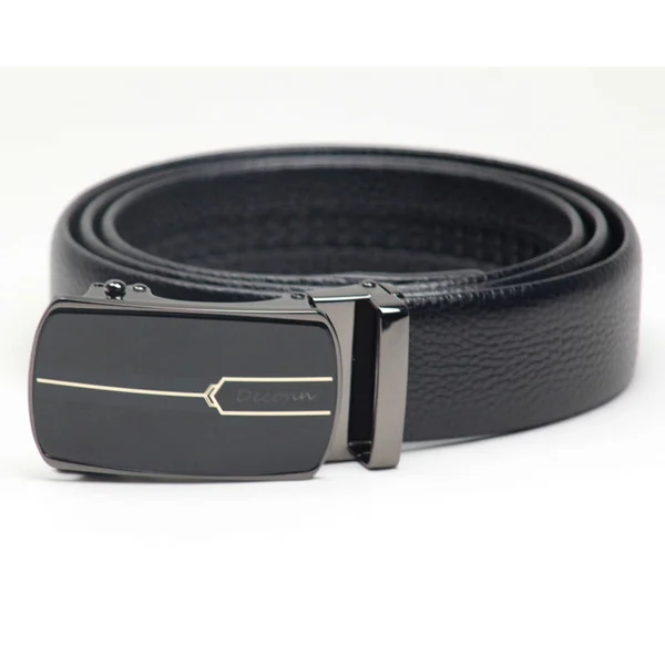 Fashion leather automatic buckle Genuine leather belt