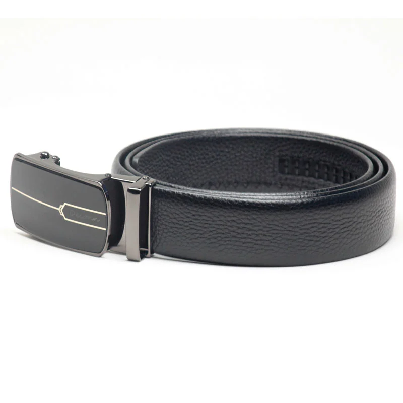 Fashion leather automatic buckle Genuine leather belt