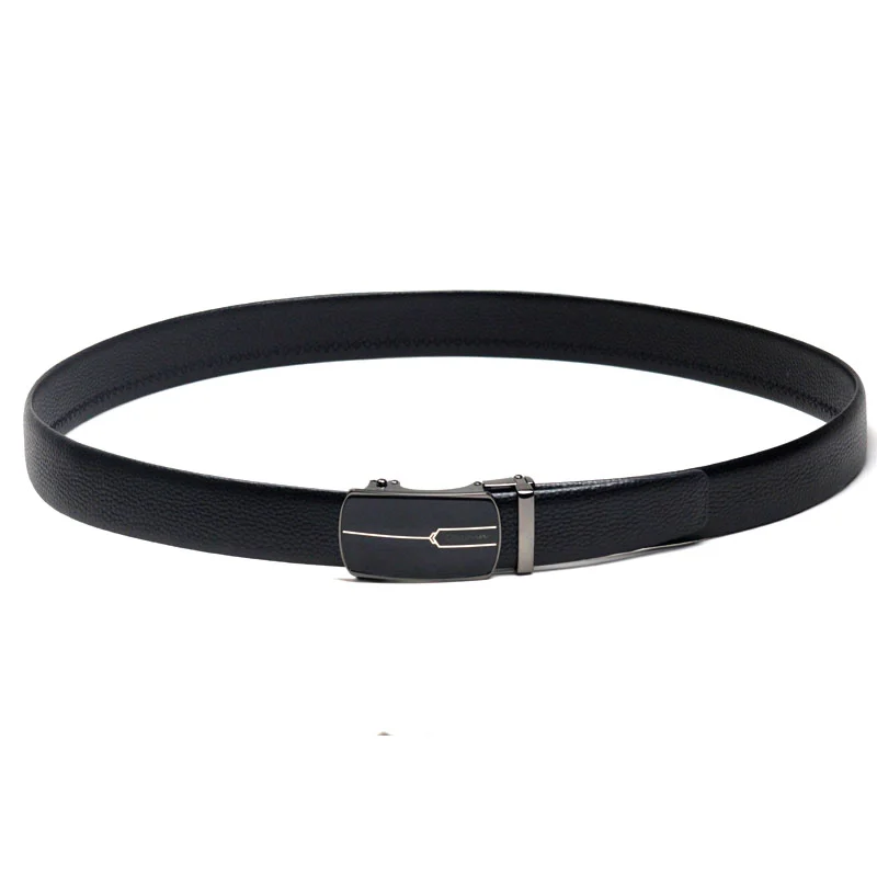 Fashion leather automatic buckle Genuine leather belt
