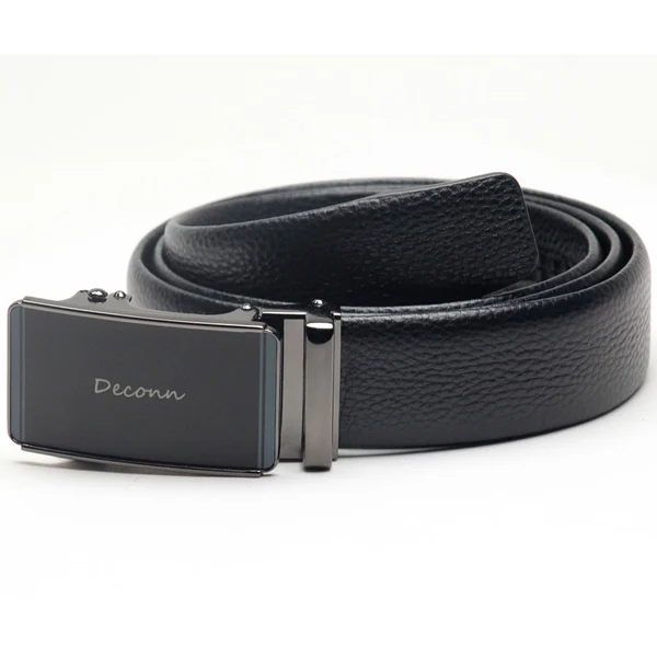 Fashion Pebble leather automatic buckle Genuine cow  leather belt