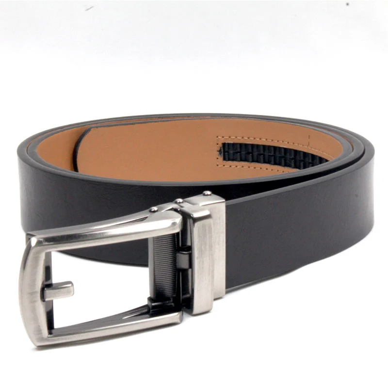 Fashion leather automatic buckle Genuine leather belt