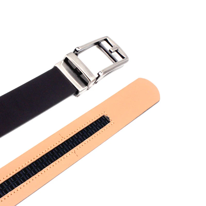 Fashion leather automatic buckle Genuine leather belt