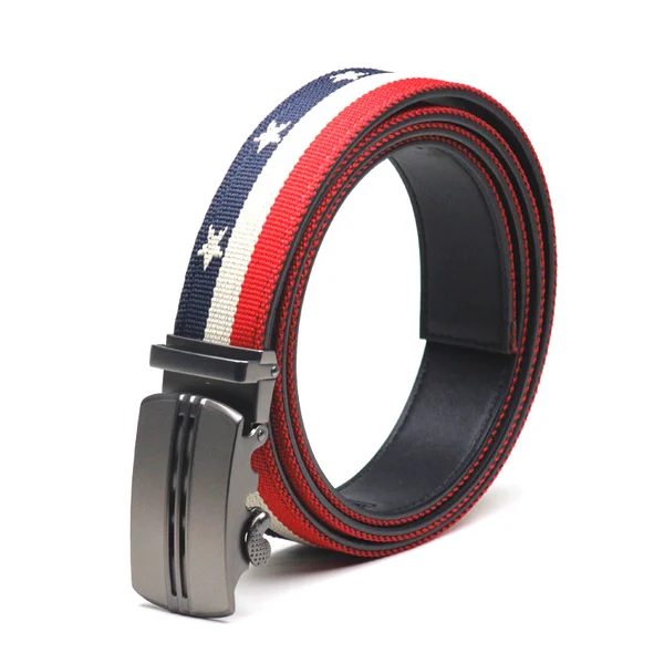 Fashion leather automatic buckle Genuine leather belt