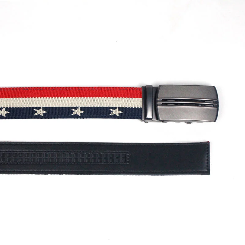 Fashion leather automatic buckle Genuine leather belt